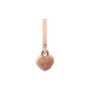 Christina Collect glittering heart pink gold plated pendant 